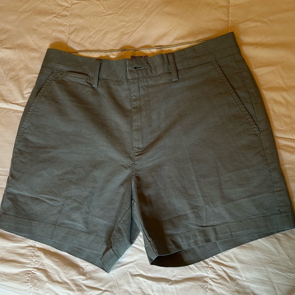 ✅GOOD THREADS brand by Amazon shorts. Mens 29. Cotton & elastane fabric. Pockets